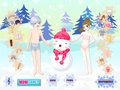 Kostenloser Download Kids And Snowman Dress Up Screenshot 1