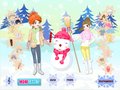 Kostenloser Download Kids And Snowman Dress Up Screenshot 3