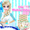 Elsa Washing Dishes Spiel