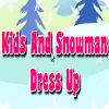 Kids And Snowman Dress Up Spiel