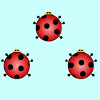 Ladybug Pair Up Spiel