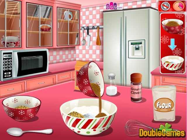 Free Download Sara's Cooking — Gingerbread House Screenshot 1
