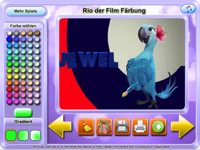 Free Download Rio der Film Färbung Screenshot 3